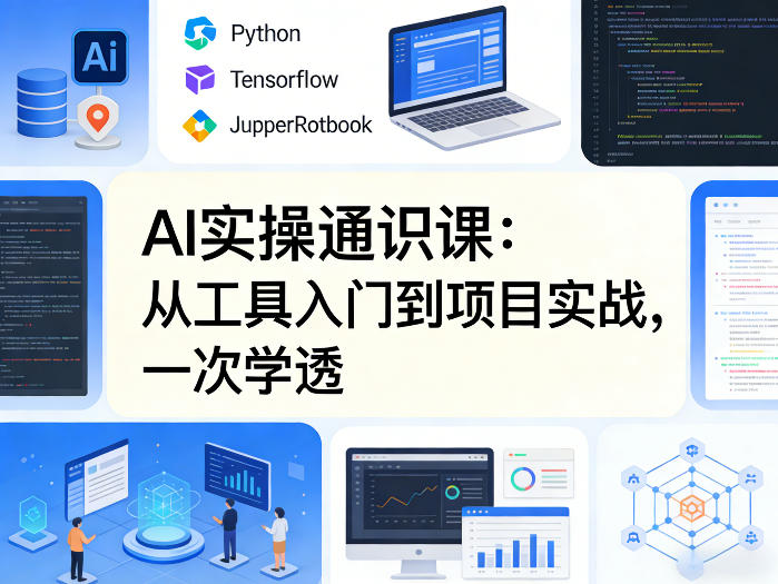 AI实操通识课，从工具入门到项目实战，一次学透-chywc