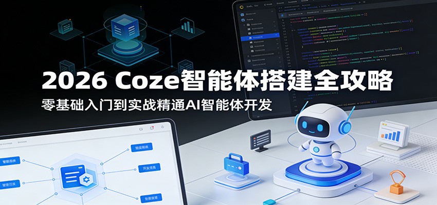 2026 Coze智能体搭建全攻略：零基础入门到实战精通AI智能体开发-chywc