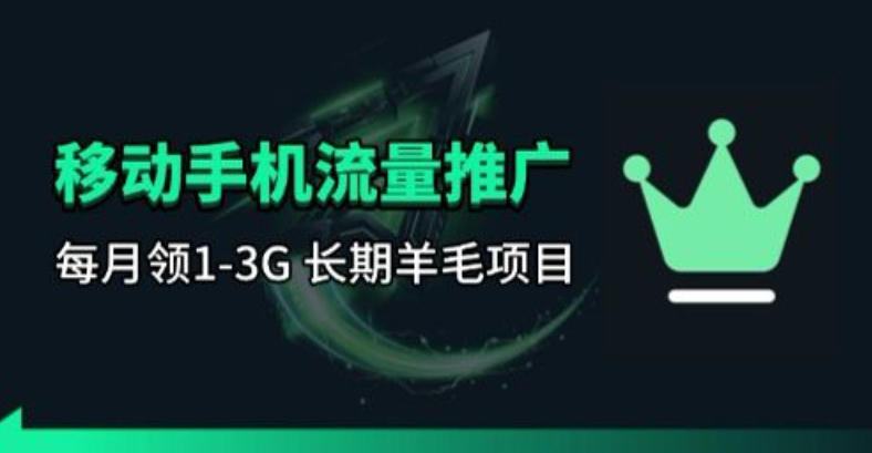 手机流量领取推广_每月一轮，刚需类的长期项目-chywc