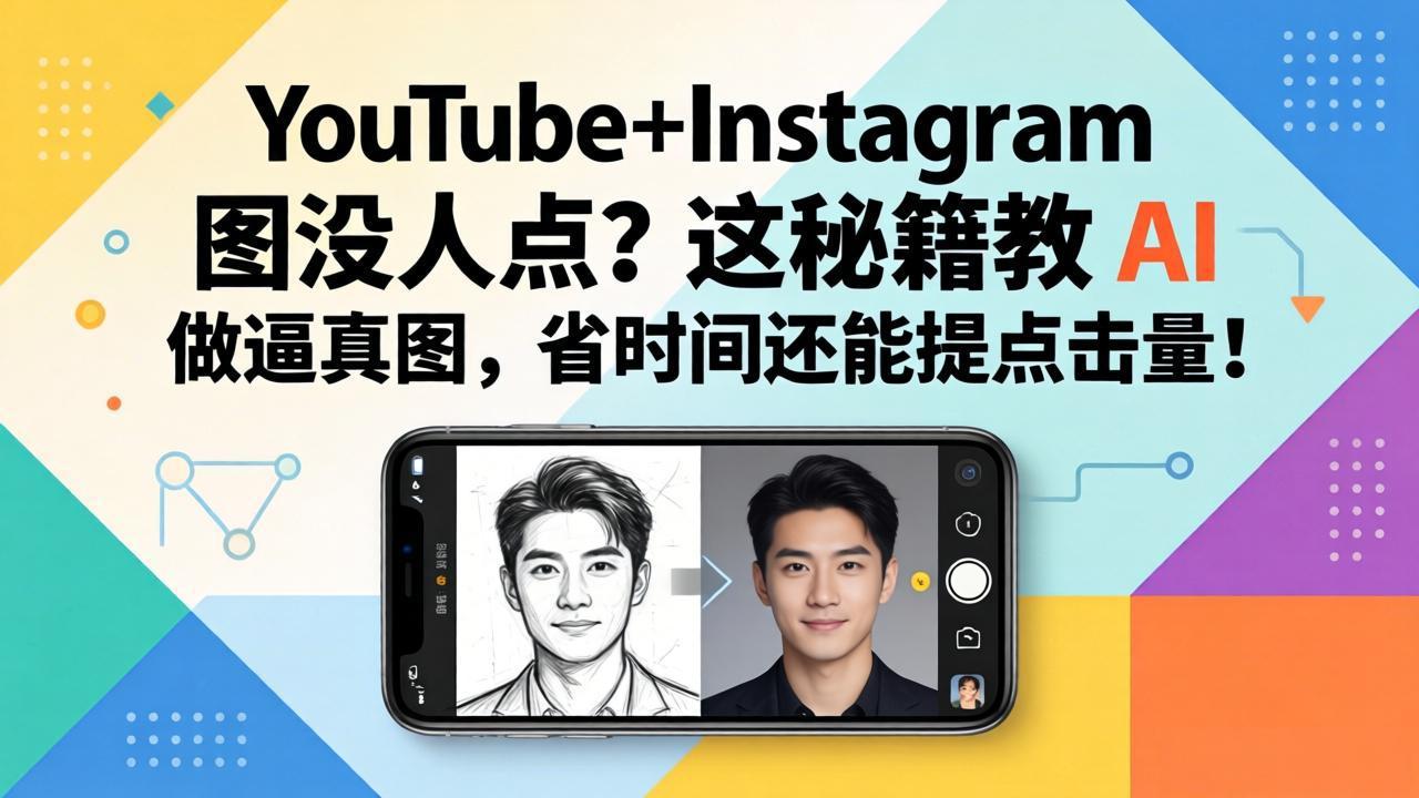 YouTube+Instagram图没人点？这秘籍教 AI 做逼真图，省时间还能提点击量-chywc