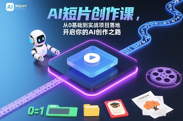 AI短片创作课，从0基础到实战项目落地，开启你的AI创作之路(更新0411)-chywc