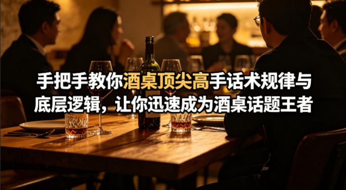付费文章：手把手教你酒桌顶尖高手话术规律与底层逻辑，让你迅速成为酒桌话题王者(二十年全网独家经验分享)-chywc