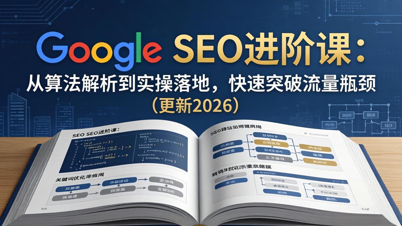 Google SEO进阶课：从算法解析到实操落地，快速突破流量瓶颈(更新2026-chywc