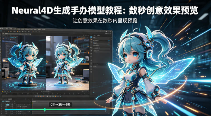 Neural4D生成手办模型教程，让创意效果在数秒内呈现预览-chywc