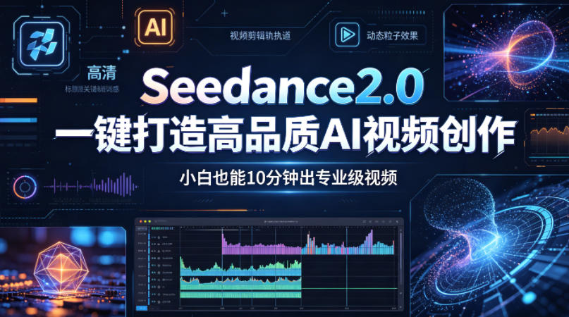 Seedance2.0一键打造高品质AI视频创作，小白也能10分钟出专业级视频-chywc