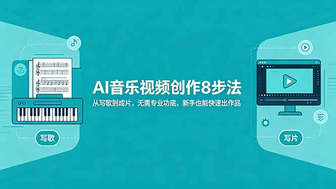AI音乐视频创作8步法：从写歌到成片，无需专业功底，新手也能快速出作品-chywc