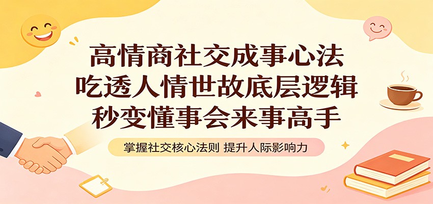 高情商社交成事心法：吃透人情世故底层逻辑，秒变懂事会来事高手-chywc