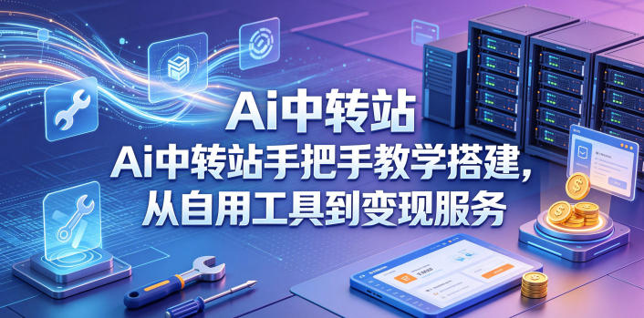 Ai中转站手把手教学搭建，从自用工具到变现服务-chywc