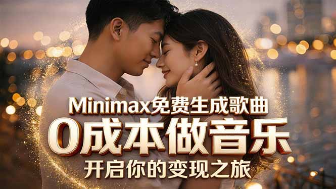 Minimax免费生成歌曲实测！0成本做音乐，说唱流行Lofi一键生成-chywc