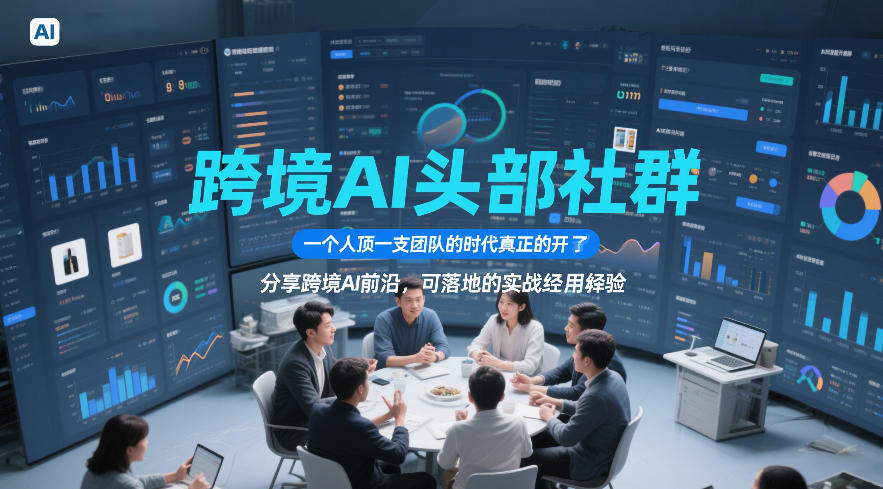 跨境AI头部社群，一个人顶一支团队的时代真正的开始了，分享跨境AI前沿，可落地的实战经验(更新5月11日)-chywc