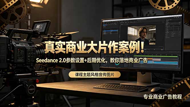 真实商业大片作案例！Seedance 2.0参数设置+后期优化，教你落地商业广告-chywc