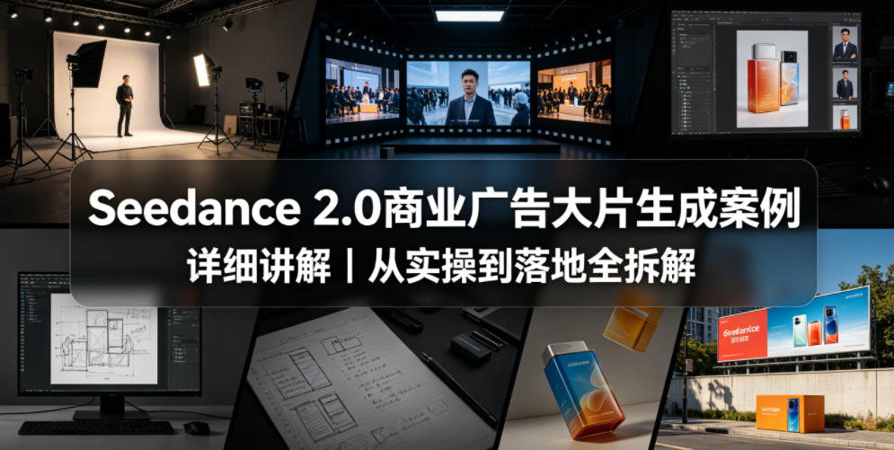 Seedance 2.0商业广告大片生成案例详细讲解｜从实操到落地全拆解-chywc
