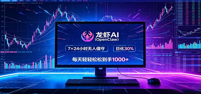 龙虾AI(OpenClaw)全自动挂机,智能操控电脑高效执行任务,每天轻松到手四位数-chywc