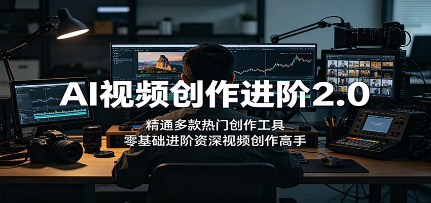 AI视频创作进阶2.0：精通多款热门创作工具，零基础进阶资深视频创作高手-chywc