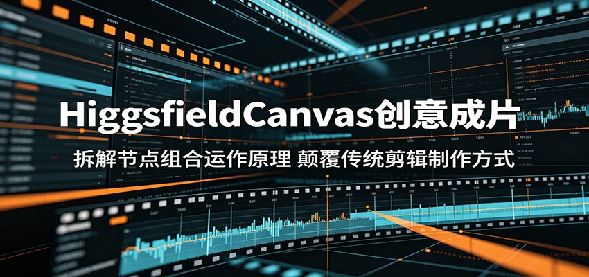 HiggsfieldCanvas创意成片：拆解节点组合运作原理，颠覆传统剪辑制作方式-chywc