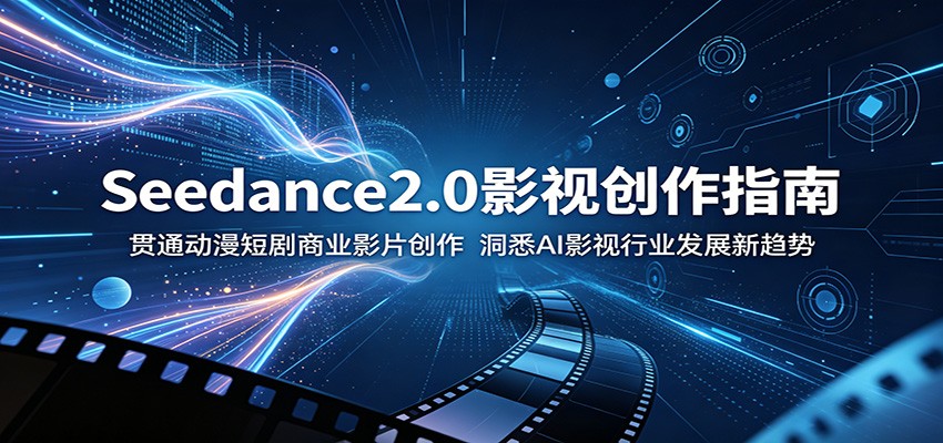 Seedance2.0影视创作指南：贯通动漫短剧商业影片创作，洞悉AI影视行业发展新趋势-chywc