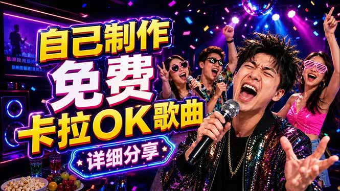 免费卡拉OK歌曲制作全攻略：音轨分离字幕制作，零基础快速做出专业K歌视频-chywc
