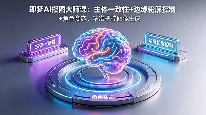 即梦AI控图大师课：主体一致性+边缘轮廓控制+角色姿态，精准把控图像生成-chywc