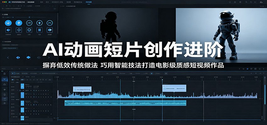 AI动画短片创作进阶：摒弃低效传统做法，巧用智能技法打造电影级质感短视频作品-chywc