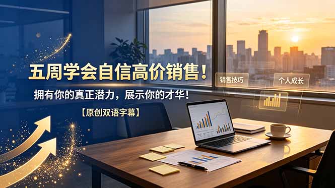 五周学会自信高价销售！拥有你的真正潜力，展示你的才华！【原创双语字幕】-chywc