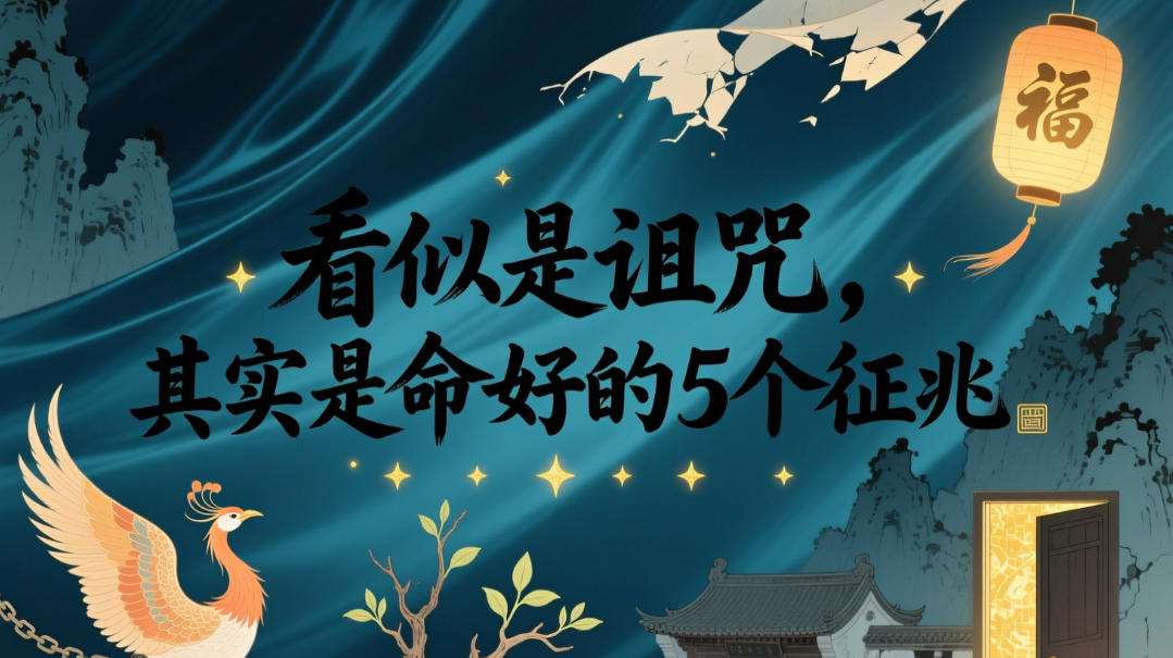 付费文章：看似是诅咒，其实是命好的5个征兆-chywc