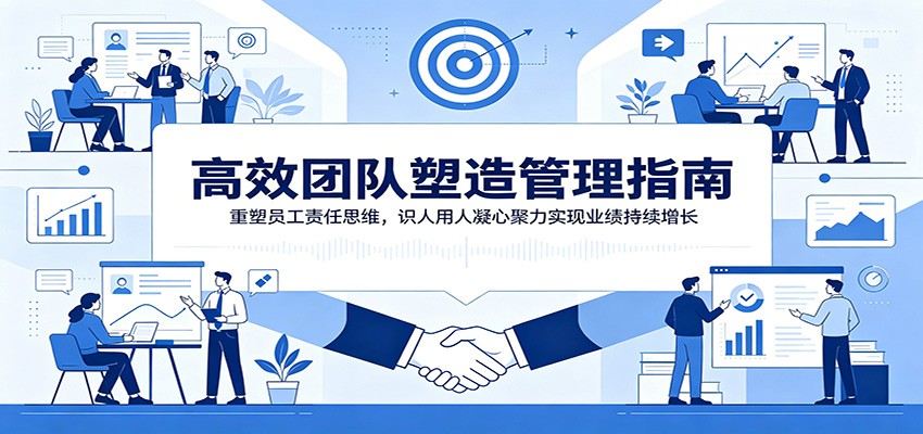 高效团队塑造管理指南：重塑员工责任思维，识人用人凝心聚力实现业绩持续增长-chywc