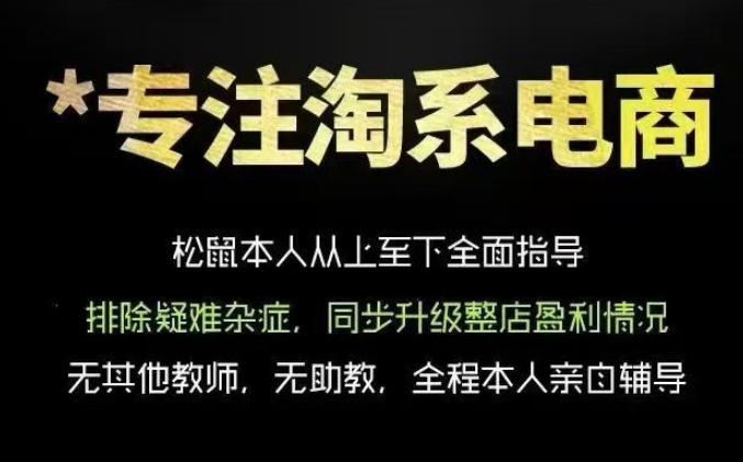 松鼠会电商VIP课程，从基础布局到高阶优化，助你掌握淘宝运营逻辑，提升店铺流量与转化(更新0703)-chywc
