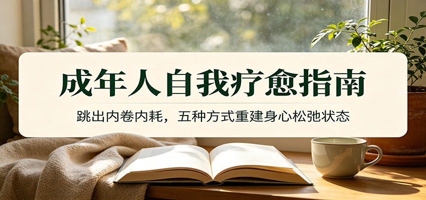 成年人自我疗愈指南：跳出内卷内耗，五种方式重建身心松弛状态-chywc